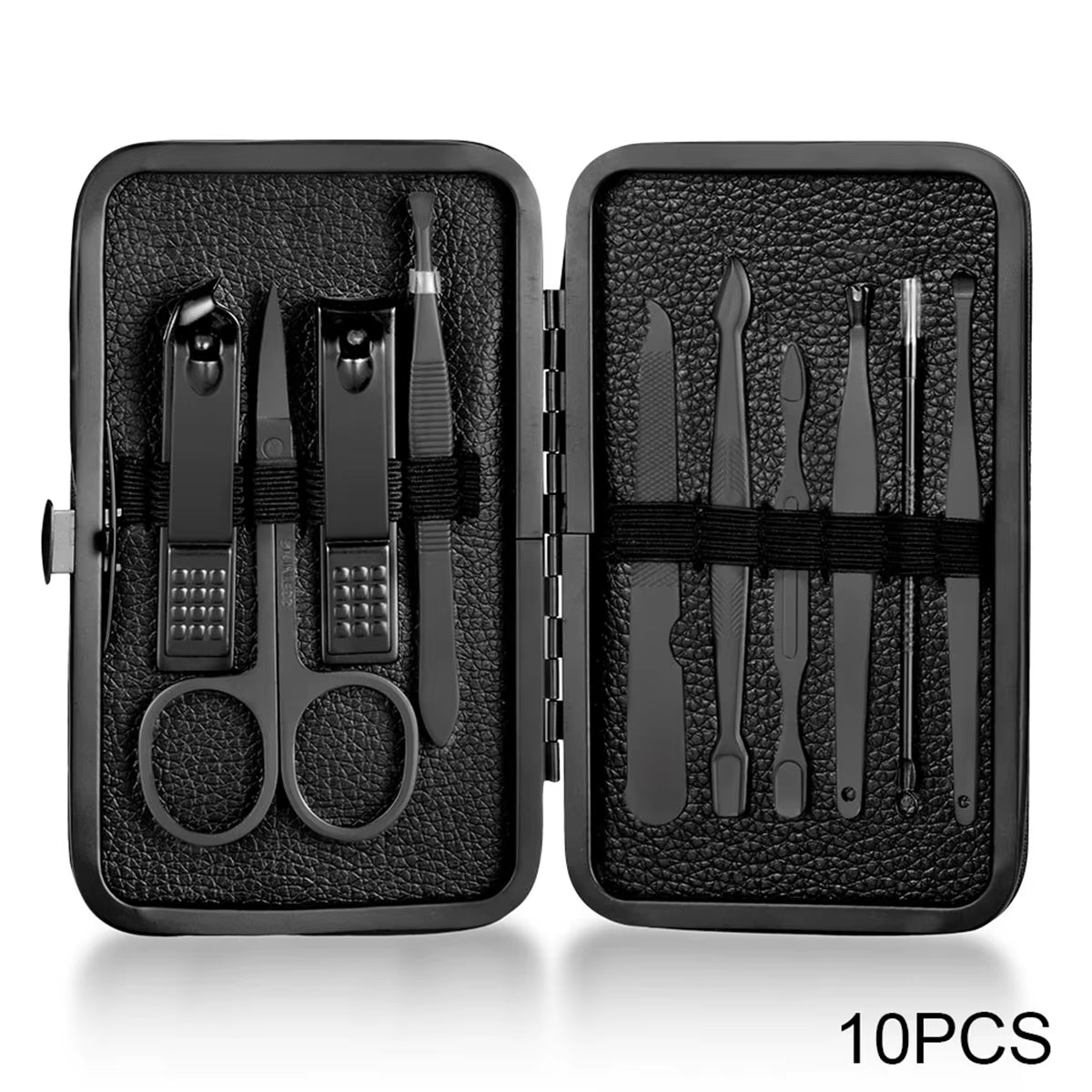 7-18Pcs Manicure Tool Set Stainless Steel Cuticle Nipper Cutter Kit Professional Nail Clippers Pedicure Nail Art Grooming Tools